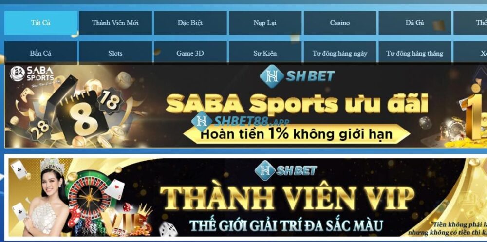 Cá cược Saba Sports SHBET hợp pháp 100%