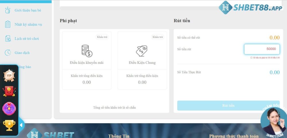 Chơi cá cược thể thao Shbet có thể rút tiền không?