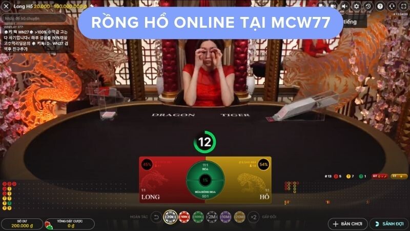 Rồng hổ online tại mcw77