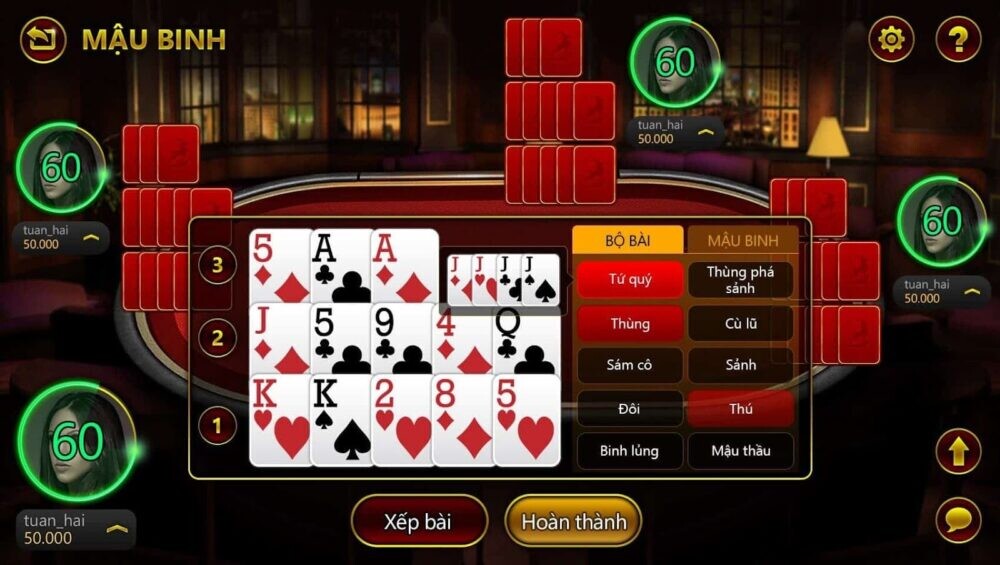 Bài Binh là gì? Giới thiệu sơ lược về bài Binh trong kho game bài