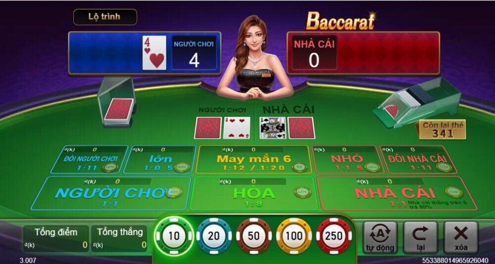 Luật chơi Baccarat SV66